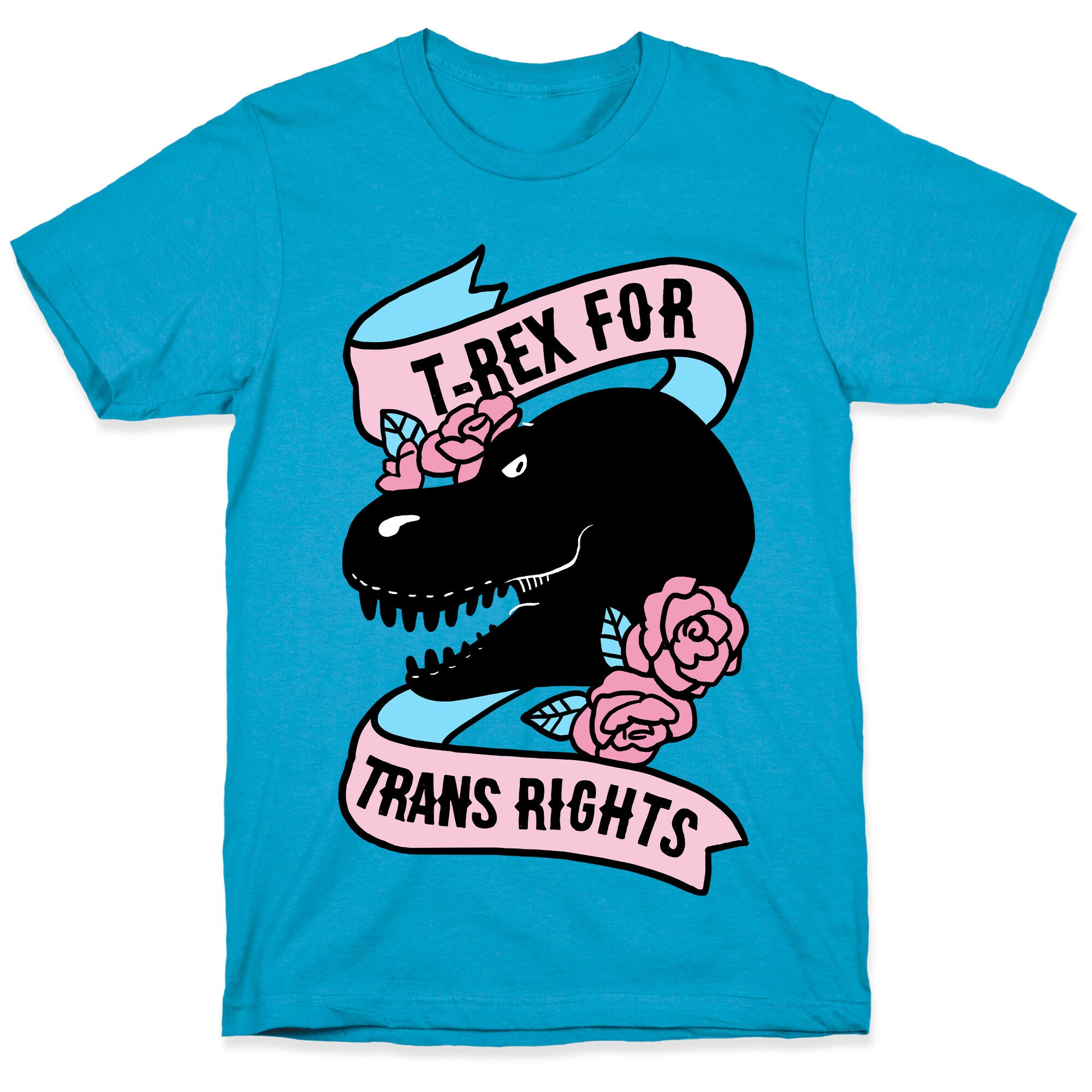 T-Rex For Trans Rights Unisex Triblend Tee